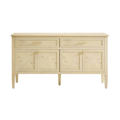 Bogota 62" Sideboard, Bleached Burl