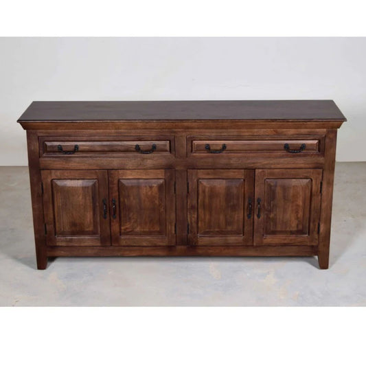 Asmine 69" Solid Wood Sideboard, Walnut