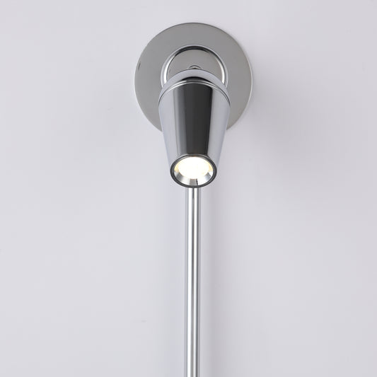 Lola Adjustable Reading Light, Silver
