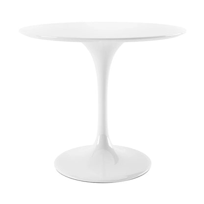 Tulip 36" Fiberglass Dining Table & Lulu Chairs Set